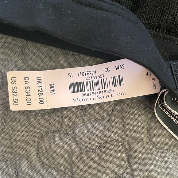 Victoria's Secret Body Collection Black Lace Mesh Sexy Bralette NWT Medium - Picture 3 of 9